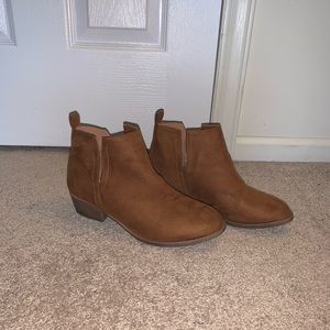 Brown booties